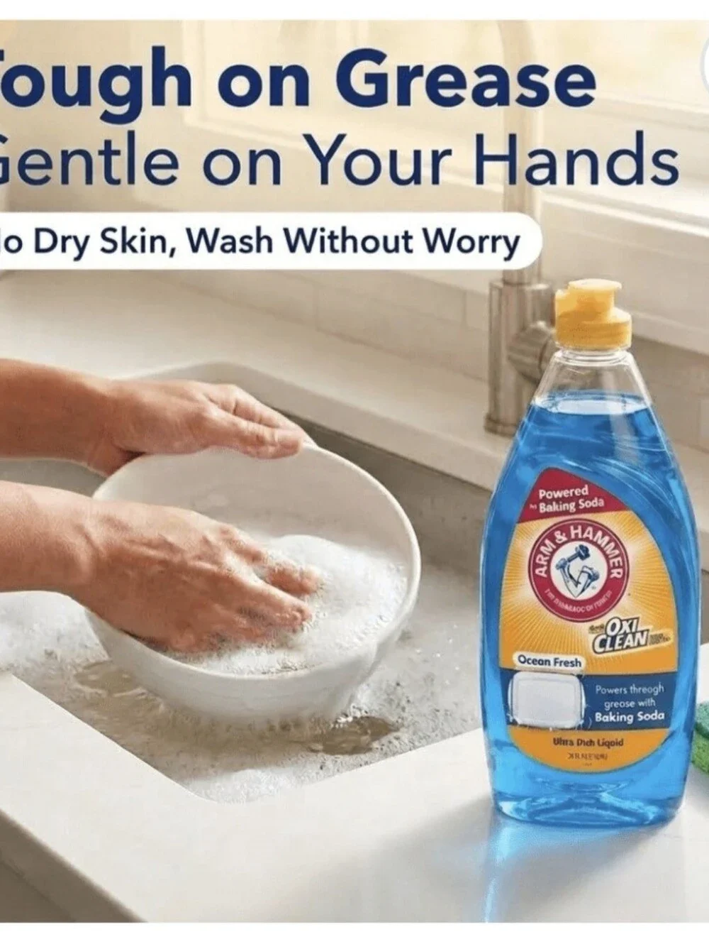 Arm & hammer  Dish Liquid with Oxi Clean. 24 oz.